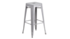 Metal Backless Bar Stools, Silver Gray (24") rental in Philadelphia, PA