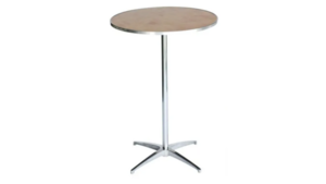 Hi-Top Wood Cocktail Table - 30" rental Philadelphia, PA