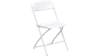 Plastic Folding Chairs - White rental in Philadelphia, PA