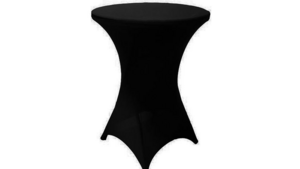 Table Cloth - Spandex, Cocktail - Black rental Philadelphia, PA
