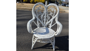 "Hearts" - Wicker Chair rental in Philadelphia, PA