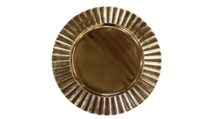 Fluted Charger Plate, Gold - 13" rental Philadelphia, PA
