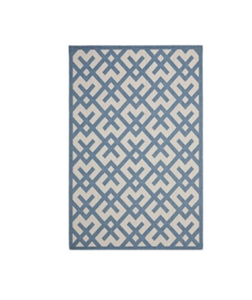Blue Geometric Rug rental Chicago, IL