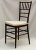 Mahogany Chiavari Chair with Padded Cushion rental in Austin, TX