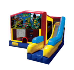 Bounce House Combo with Ninja Turtles Panel rental in San Antonio, TX