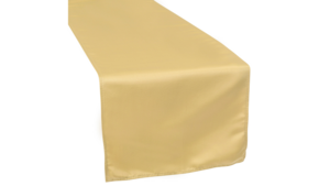Shantung Runner 16" X 120" - Gold rental San Diego, CA