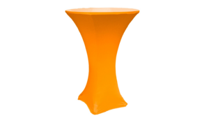 30"X42" Orange Highboy Spandex Linen rental Oklahoma City, OK