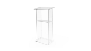 Clear Podium 45" With Shelf rental Oklahoma City, OK