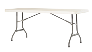 6'X30" Plastic Table rental Stillwater, OK