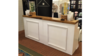 4' White Frame Bar With Solid Wood Top rental in Auburn, AL
