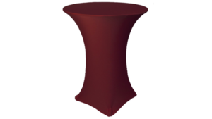 30"X42" Maroon Lowboy/Highboy Spandex Linen rental Auburn, AL