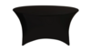 72" Round Black Spandex Linen rental in Auburn, AL