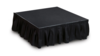 2'X6' Black Stage Skirt rental in Auburn, AL
