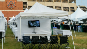 10'X10' Pop Up Solid Sidewall rental Auburn, AL