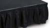 2'X21' Black Stage Skirt rental in Auburn, AL
