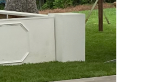 Dupre' Stage Corner, Antique White - 12"X12"X36" rental Auburn, AL