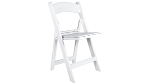 White Padded Folding Chair rental in Orlando, FL