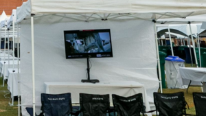 10'X10' Pop Up Solid Sidewall rental Waco, TX