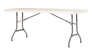 6'X30" Plastic Table rental Waco, TX