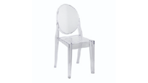 Clear Ghost Chair rental Auburn, AL