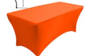 30" X 8' Orange Spandex rental in Auburn, AL