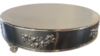 14" Silver Round Floral Cake Stand rental in Auburn, AL