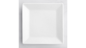 6.5" White Square B&B Plate (Rack Of 20) rental Auburn, AL