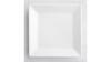 6.5" White Square B&B Plate (Rack Of 20) rental in Auburn, AL