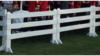 6' White Wood Fence rental in Huntsville, TX
