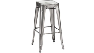 Silver Metal Barstool (Gunmetal) rental Huntsville, TX
