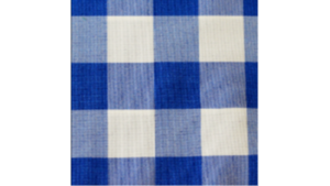 108"X156" Royal & White Check Polyester Linen rental Auburn, AL