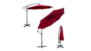 10' Free Standing Umbrella - Red rental Jupiter, FL