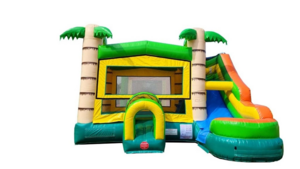 Tropical Bounce House With Slide Inflatable Combo rental Pittsburgh, PA