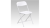 Premium White Basic Chair rental in Pittsburgh, PA