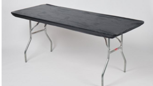 Black Kwick Cover 8ft Long Table rental Pittsburgh, PA