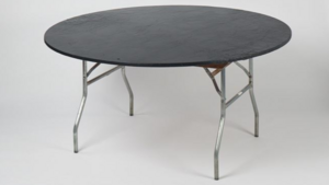 Black Kwick Cover 5ft Round Table rental Pittsburgh, PA