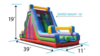 19ft Tall Inflatable Slide rental in Pittsburgh, PA
