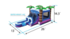 Blue and Purple Marble Combo Inflatable rental in Pittsburgh, PA