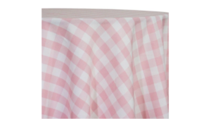 108X156 Pink Gingham - Polyester rental Jupiter, FL