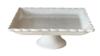 12" - Square White Ceramic Cake Stand rental in Jupiter, FL