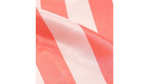 120" Coral & White Stripe - Satin rental Jupiter, FL