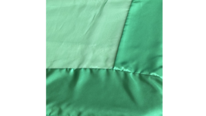 120" Square Emerald Organza W Satin Ends Lulu rental Jupiter, FL