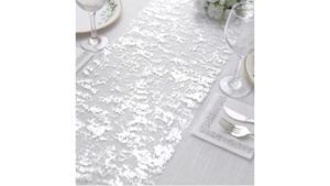 12X108" Sparkly Metallic Silver Foil Thin Mesh rental Jupiter, FL