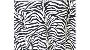 132" Black And White Zebra - Polyester rental Jupiter, FL