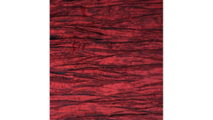 13X108 Cherry Red Crinkled Taffeta Runner rental Jupiter, FL