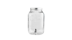 2 Gallon Glass Mason Jar Beverage Dispenser rental Jupiter, FL