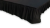 20' X 12" Black Skirt - Stage rental in Jupiter, FL