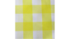20X20 Lemon/White Polycheck- Napkin rental in Jupiter, FL
