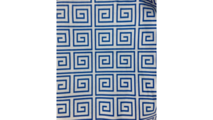 20X20 Royal Blue - Greek Key Print- Napkin rental Jupiter, FL
