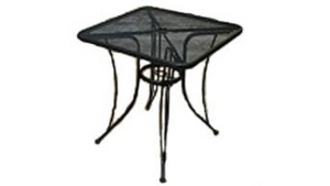28" Square Black Iron Table Sr rental Jupiter, FL